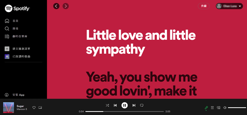 Spotify 歌詞