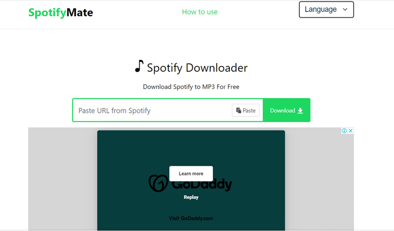 spotifymate 線上工具下載音樂