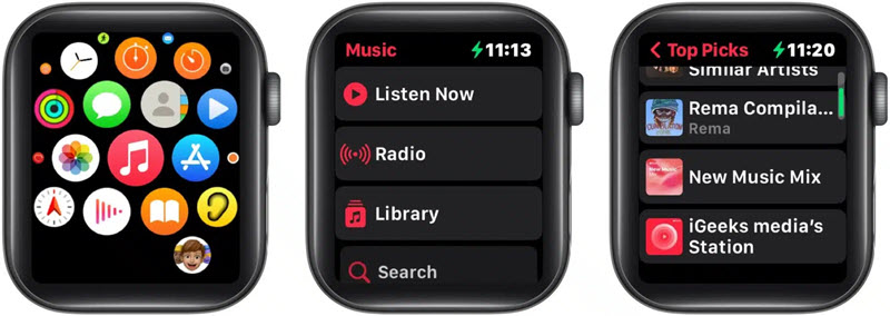 Apple Watch 線上聽歌無需手機