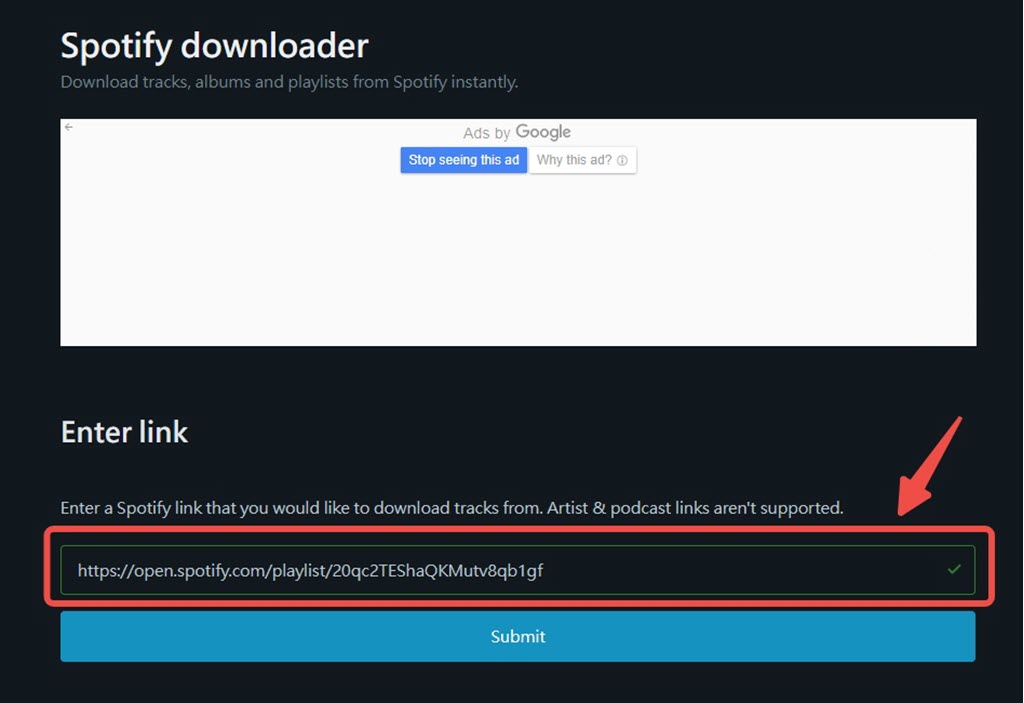 Spotify Downloader 轉換 MP3 檔