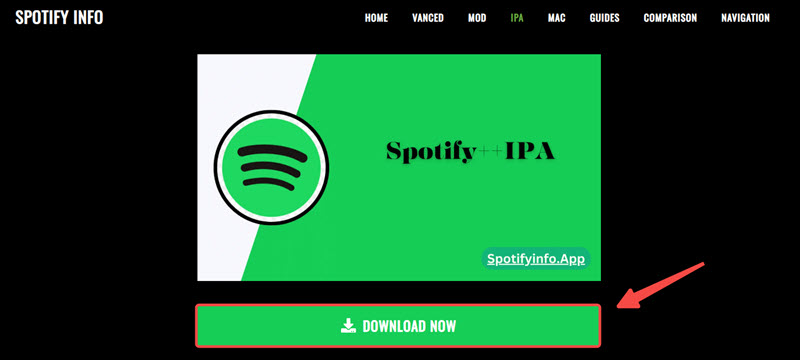 下載安裝 Spotify++ IPA 檔案