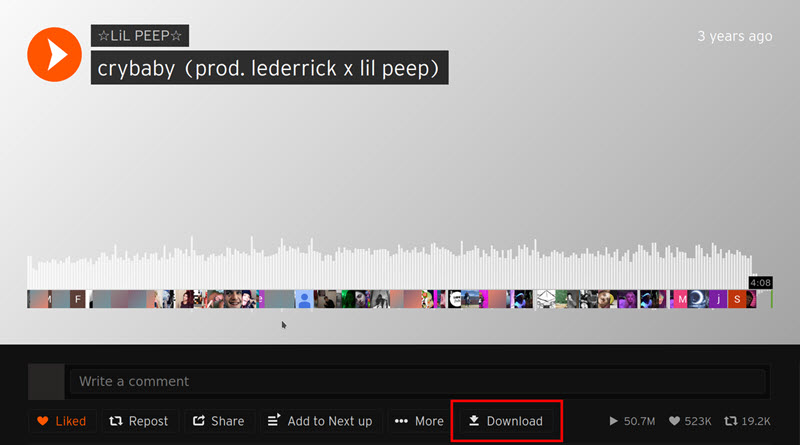 Firefox 擴充完成 SoundCloud 線上下載音樂