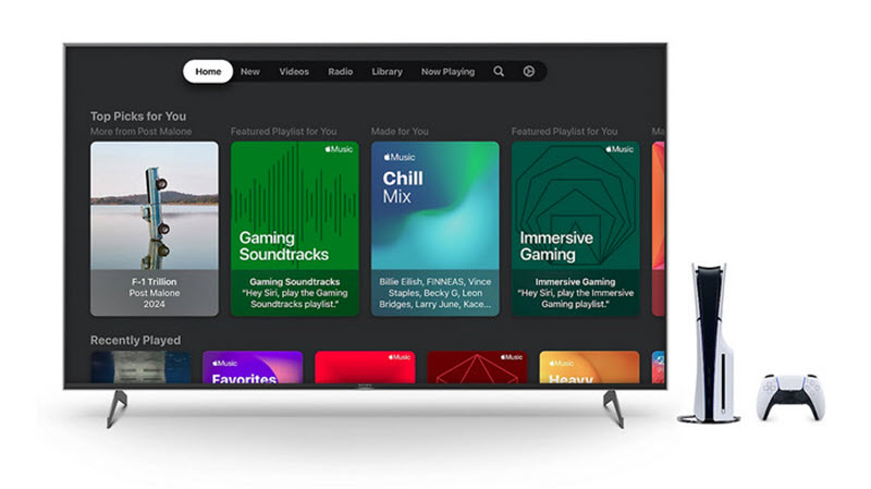 PS5 登入 Apple Music 換取免費試用