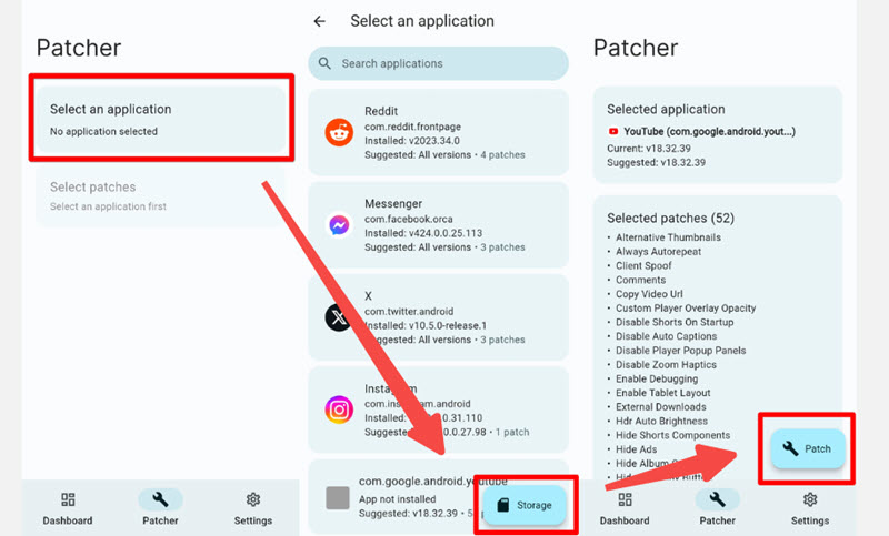 開始安裝 Youtube ReVanced