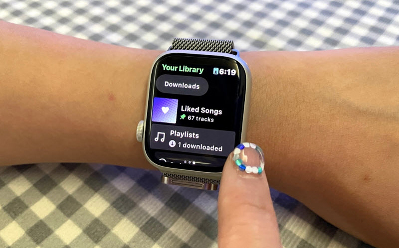 在 Apple Watch 串流收聽 Spotify
