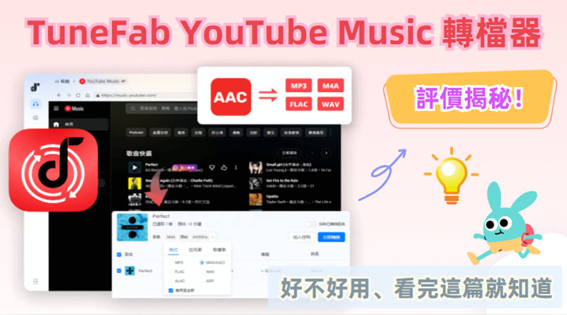 TuneFab YouTube Music 轉檔器評價