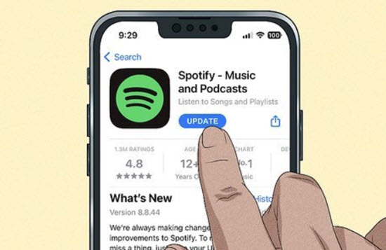 iPhone 更新 Spotify APP
