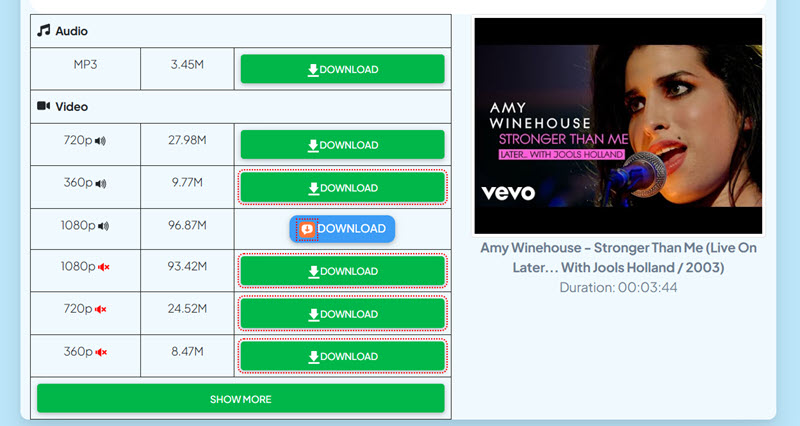 YT1D 線上 YouTube to MP3 轉檔工具